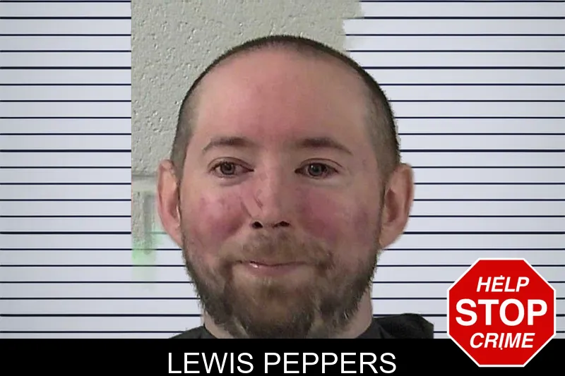 Lewis Peppers mugshot