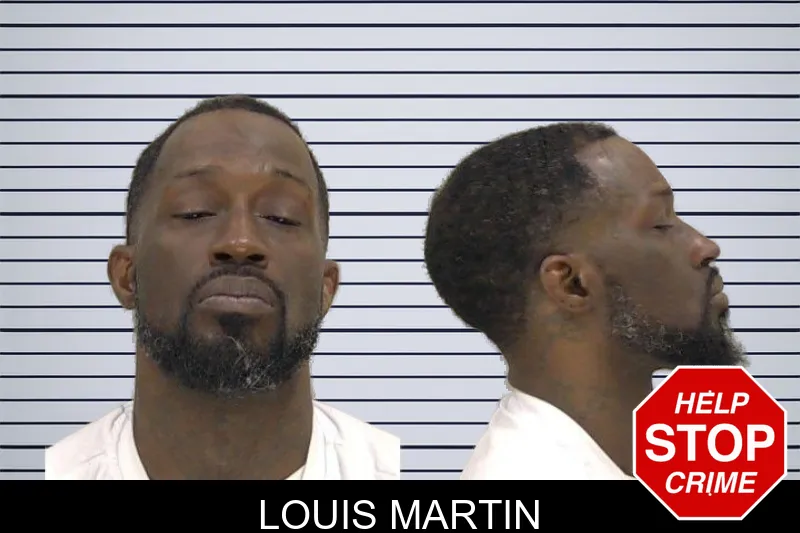 Louis Martin mugshot