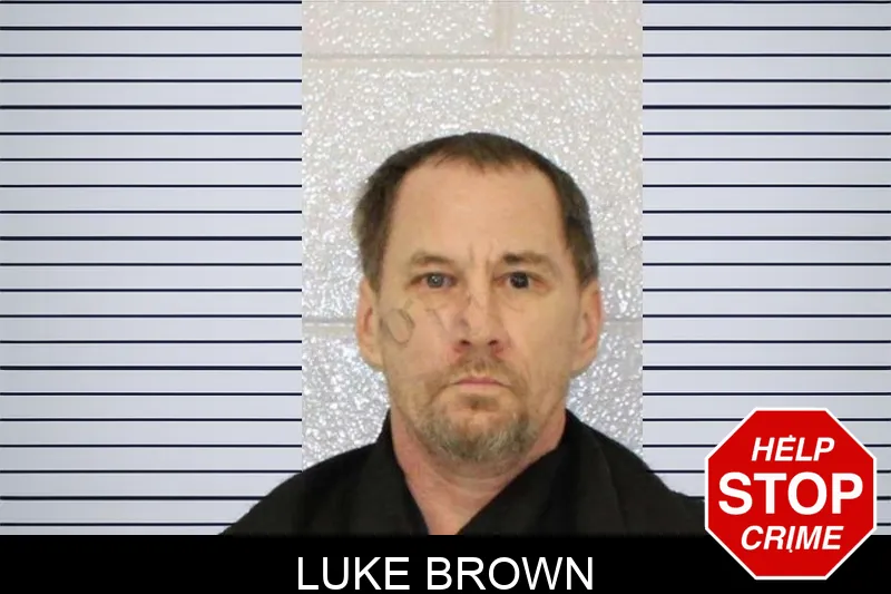 Luke Brown mugshot