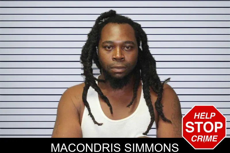 Macondris Simmons mugshot