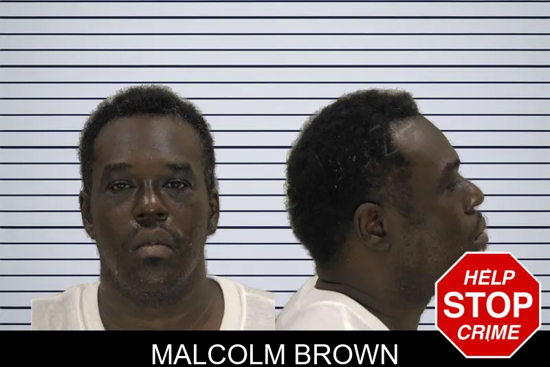 Malcolm Brown mugshot