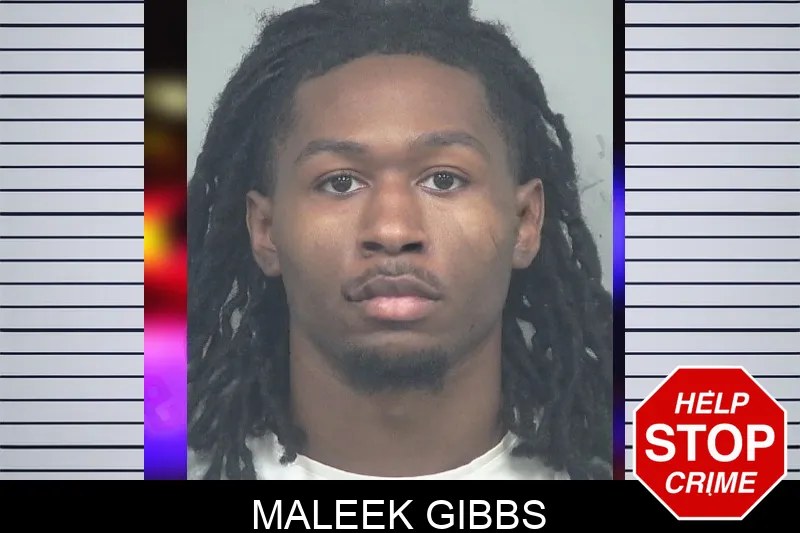 Maleek Gibbs mugshot