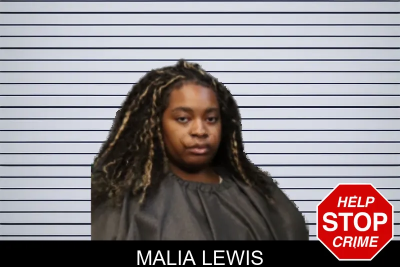 Malia Lewis mugshot