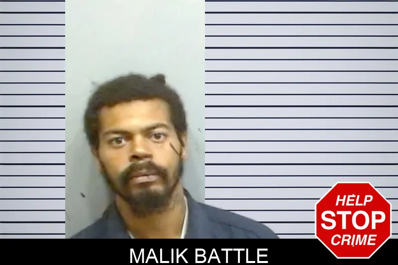 Malik Battle mugshot