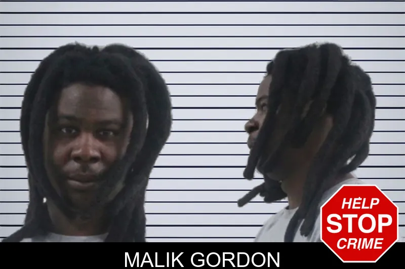 Malik Gordon mugshot