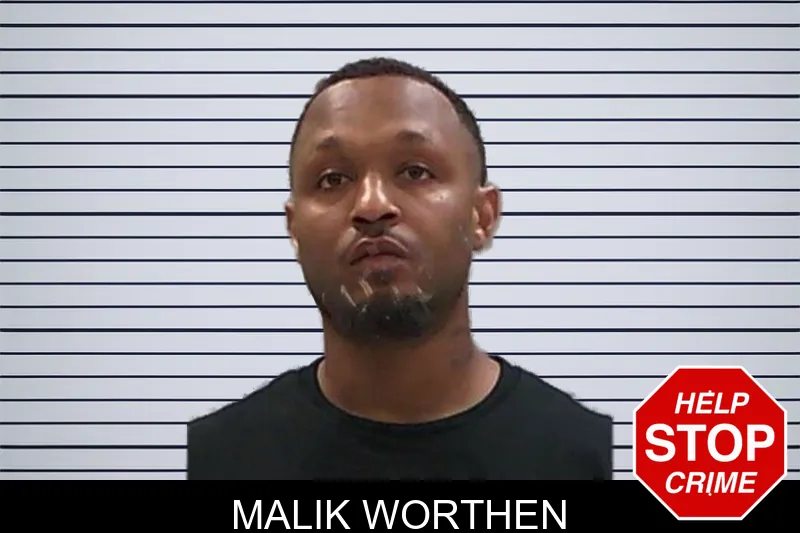 Malik Worthen mugshot