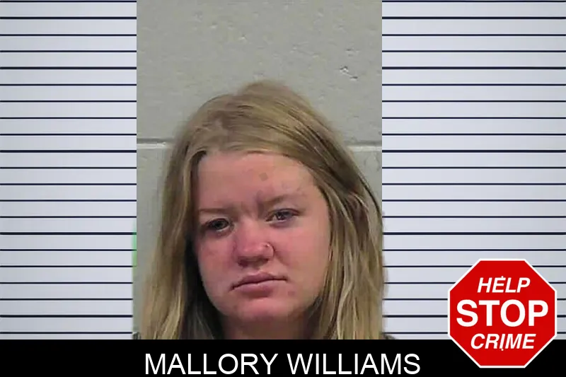Mallory Williams mugshot