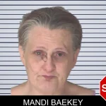 Mandi Baekey mugshot