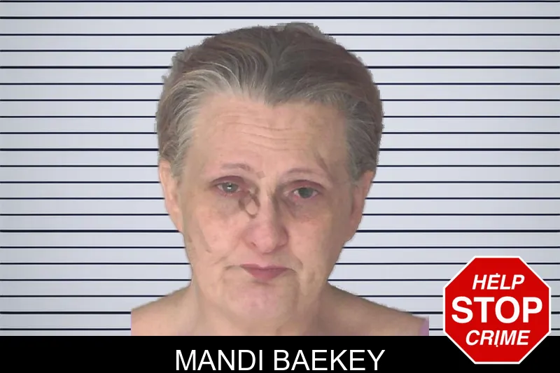 Mandi Baekey mugshot