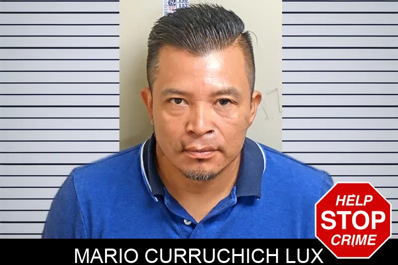 Mario Curruchich Lux mugshot