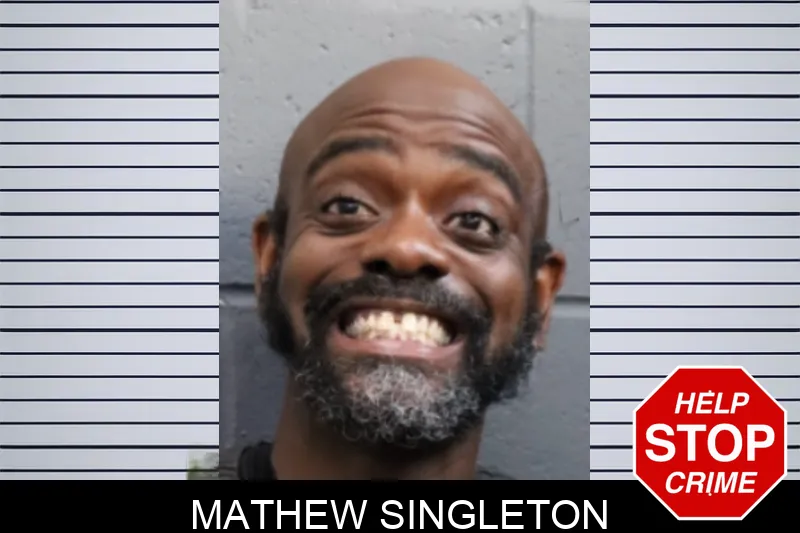 Mathew Singleton mugshot