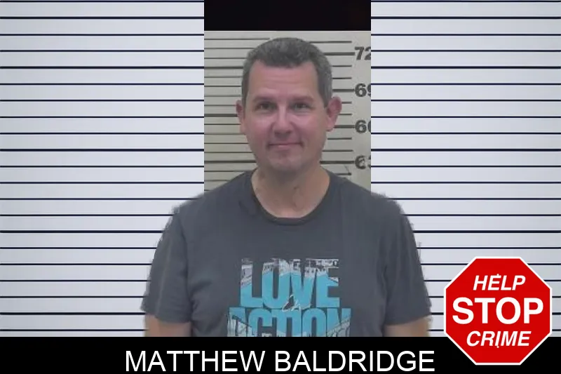 Matthew Baldridge mugshot