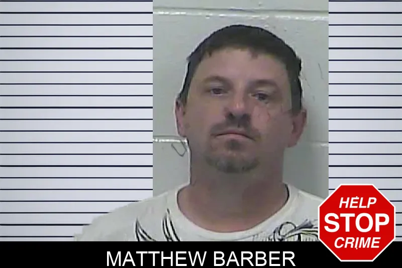 Matthew Barber mugshot