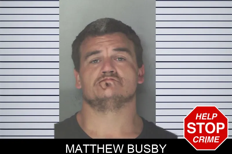 Matthew Busby mugshot