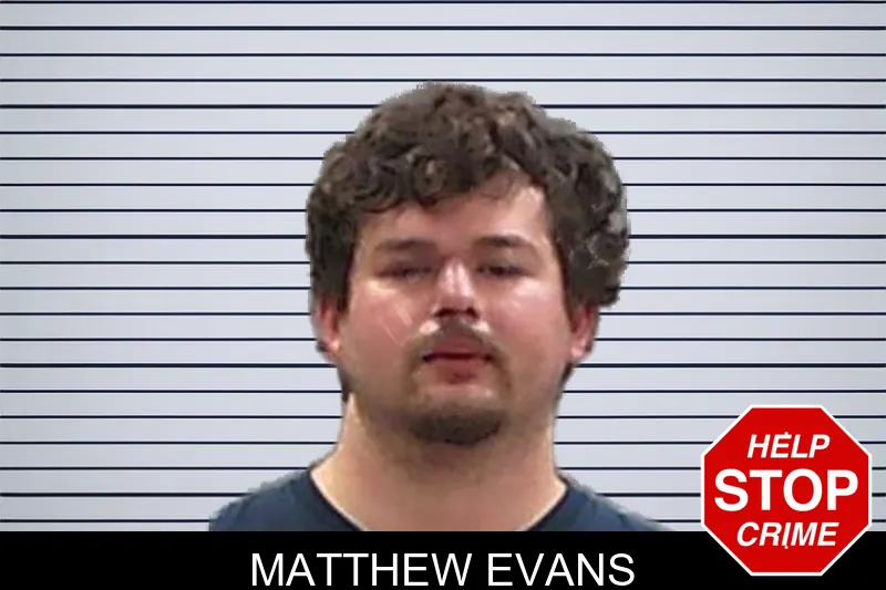 Matthew Evans mugshot