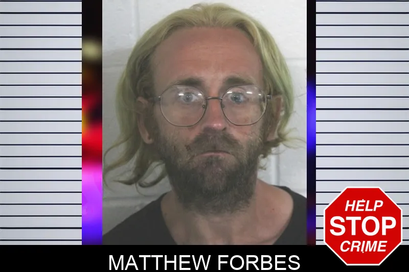 Matthew Forbes mugshot