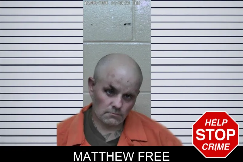 Matthew Free mugshot