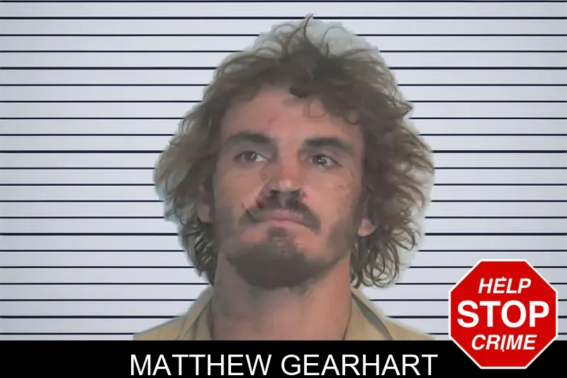 Matthew Gearhart mugshot
