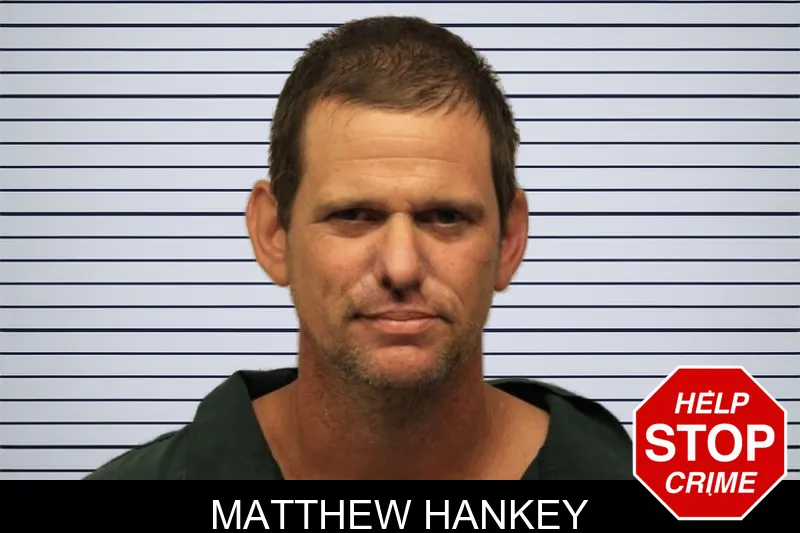 Matthew Hankey mugshot