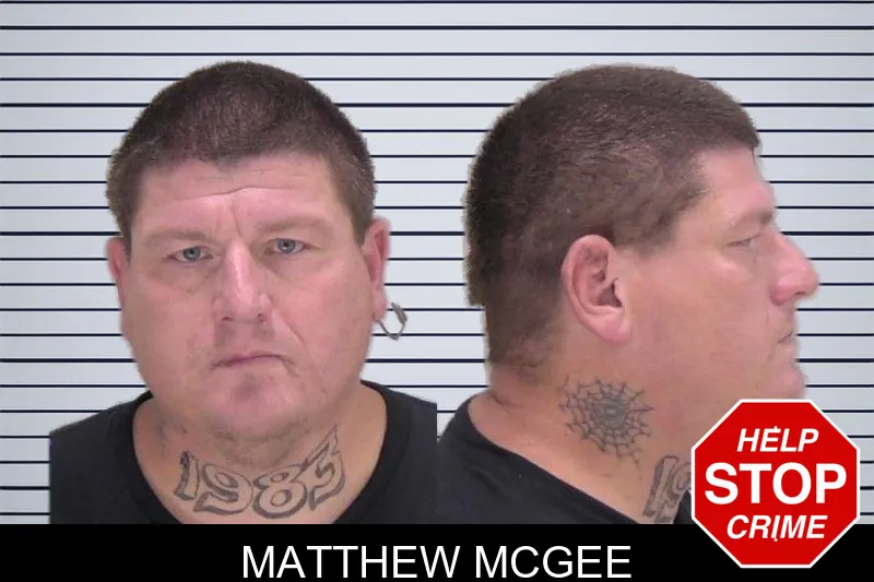 Matthew McGee mugshot