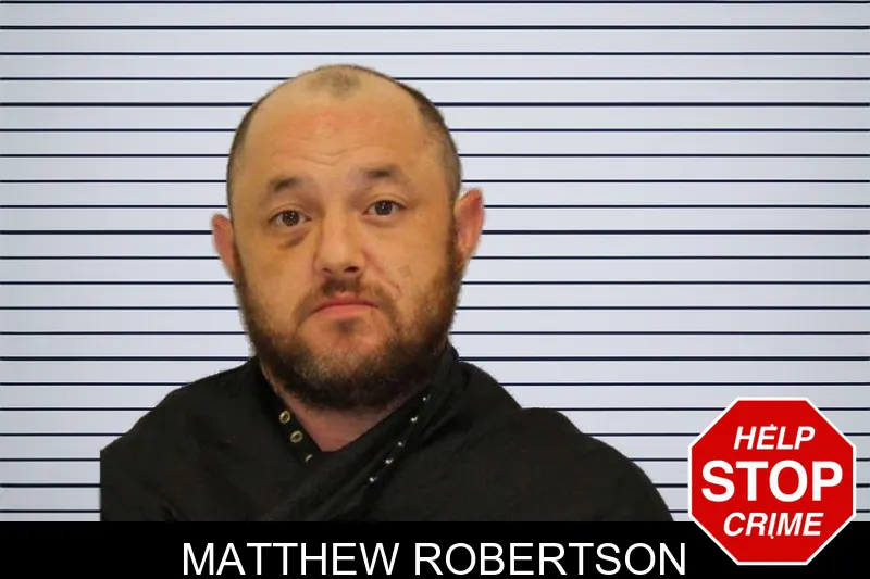 Matthew Robertson mugshot