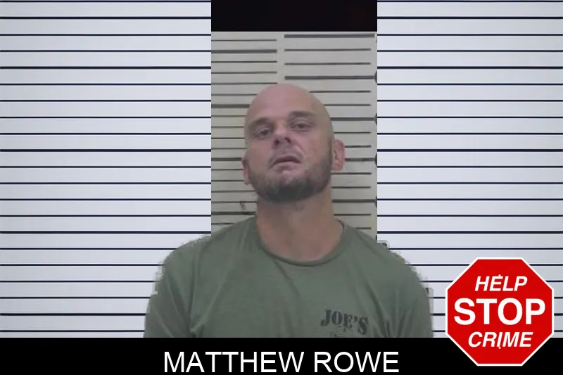 Matthew Rowe mugshot