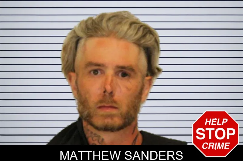 Matthew Sanders mugshot