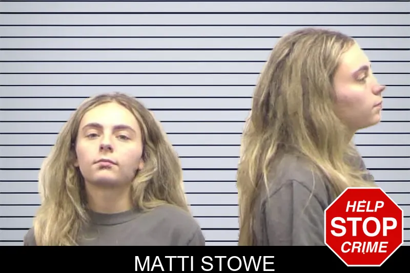 Matti Stowe mugshot