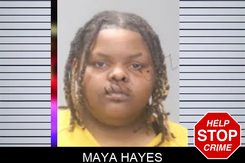 Maya Hayes mugshot