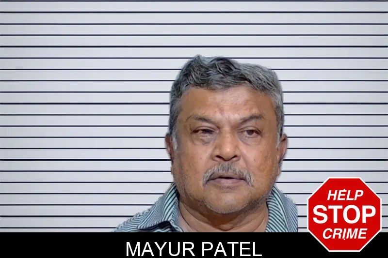 Mayur Patel mugshot
