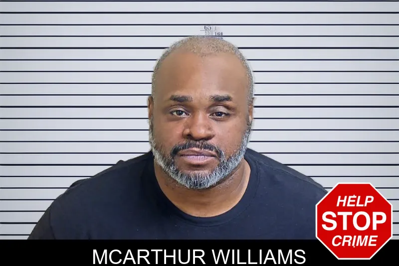 McArthur Williams mugshot