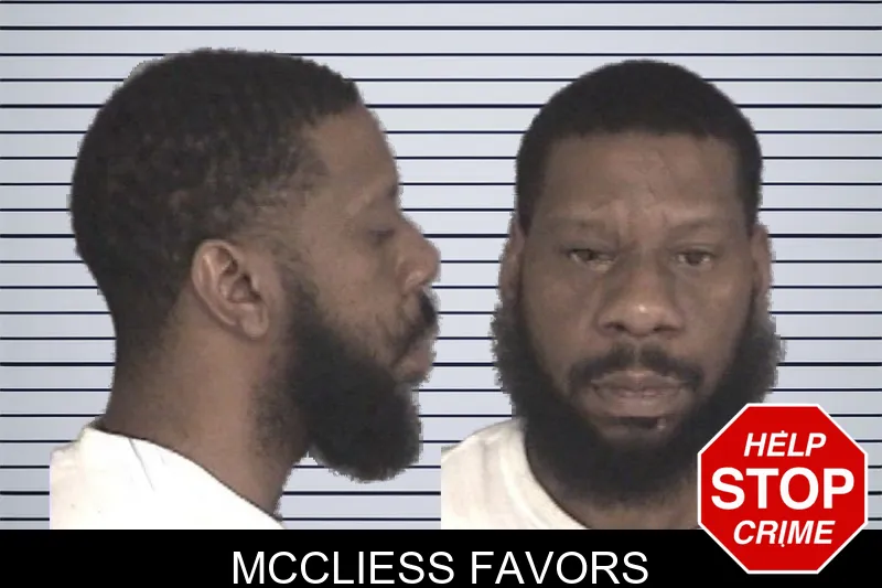 McCliess Favors mugshot