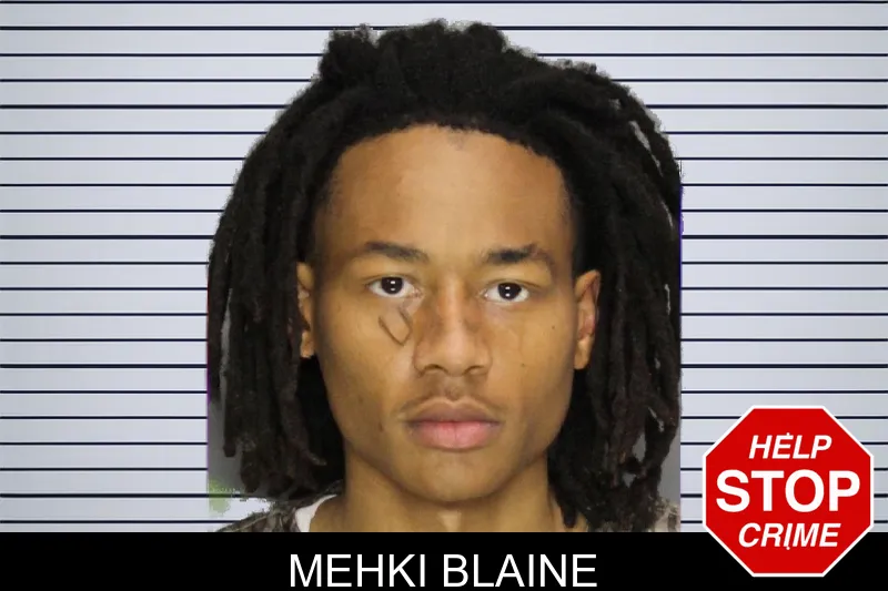 Mehki Blaine mugshot