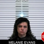 Melanie Evans mugshot