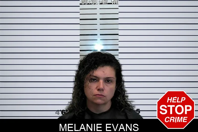 Melanie Evans mugshot