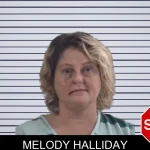 Melody Halliday mugshot