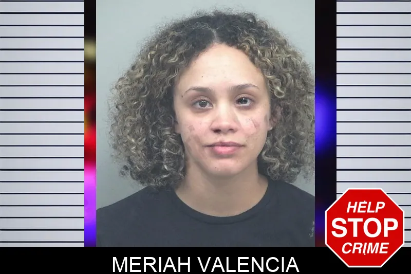 Meriah Valencia mugshot