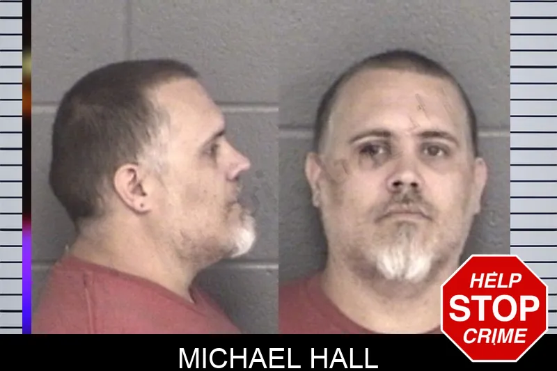 Michael Hall mugshot