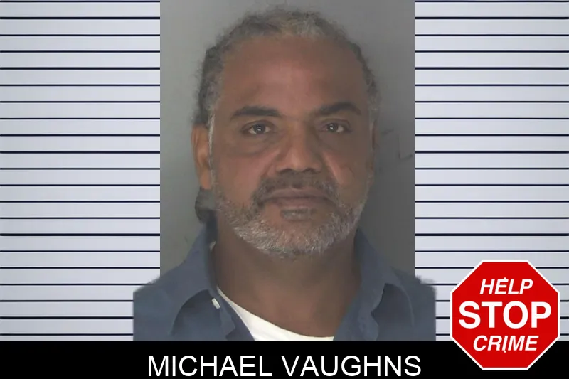 Michael Vaughns mugshot