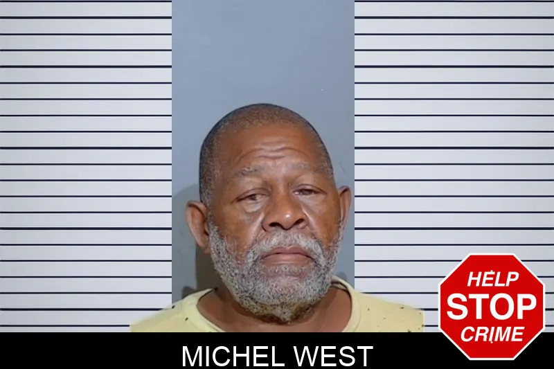Michel West mugshot