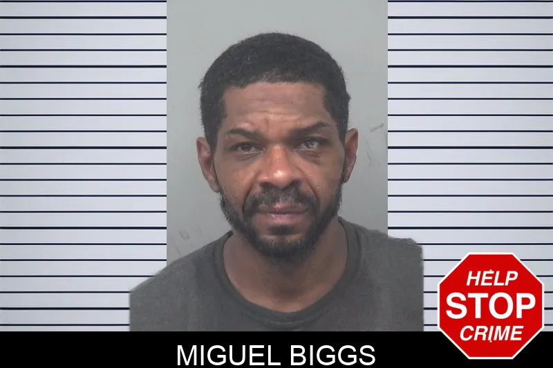 Miguel Biggs mugshot