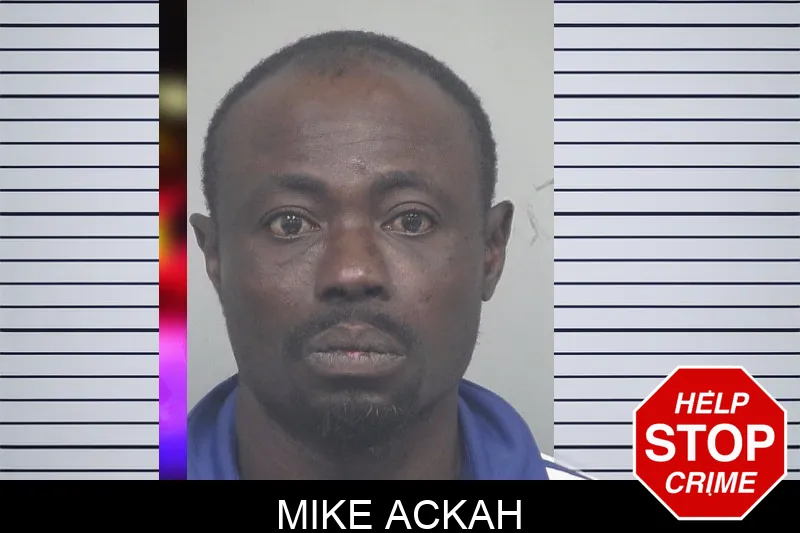 Mike Ackah mugshot