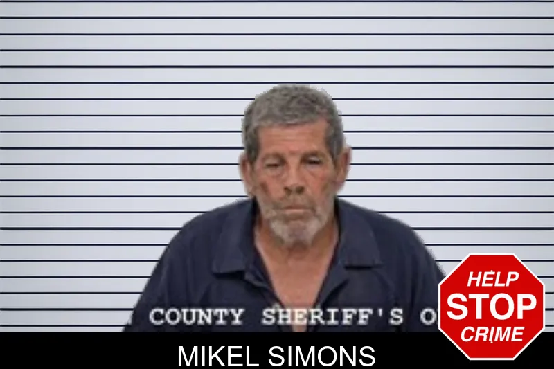 Mikel Simons mugshot