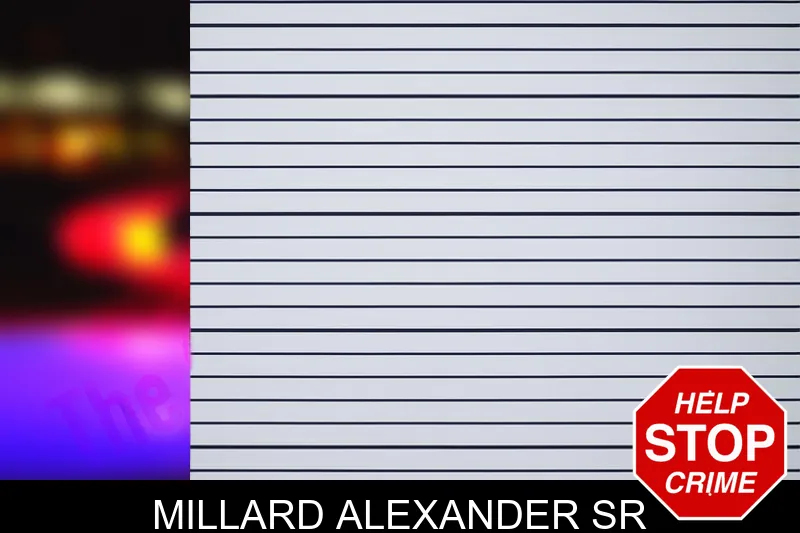 Millard Alexander Sr mugshot
