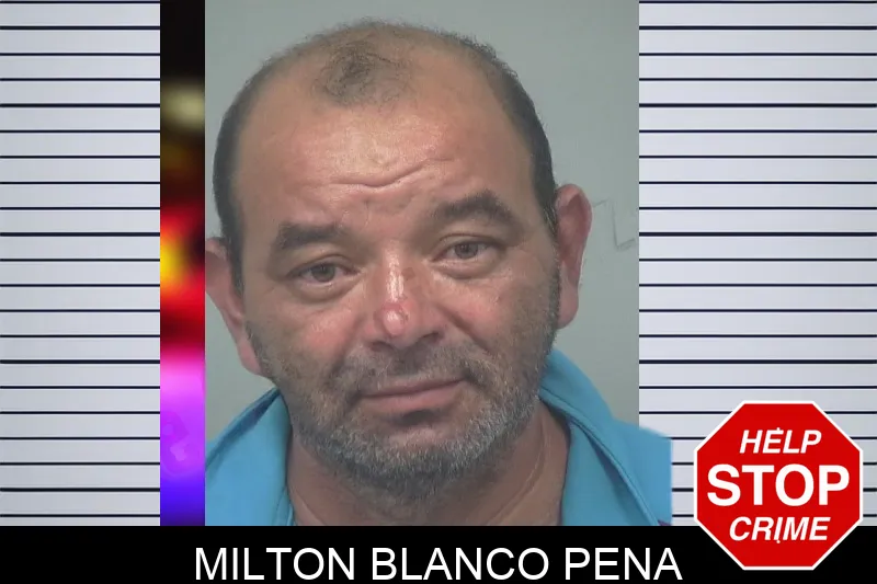 Milton Blanco Pena mugshot