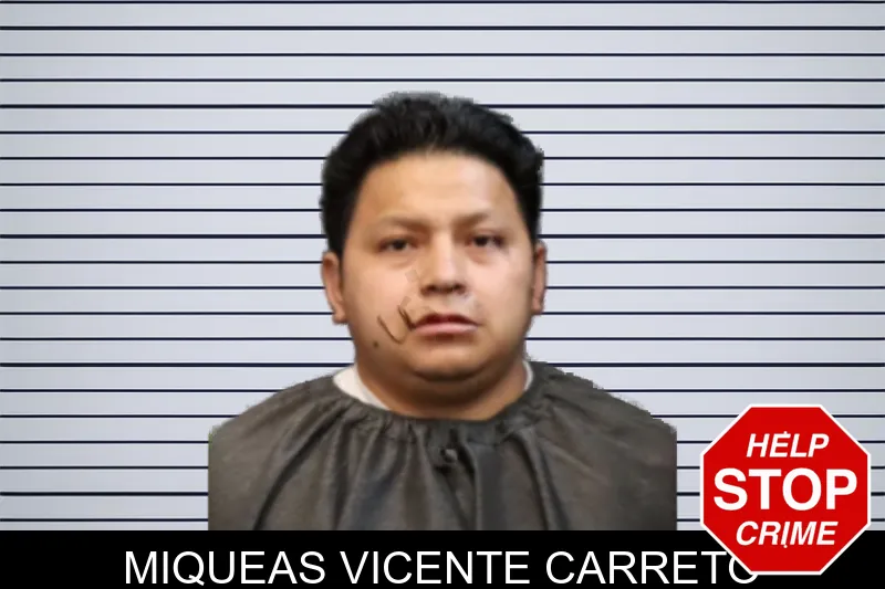 Miqueas Vicente Carreto mugshot