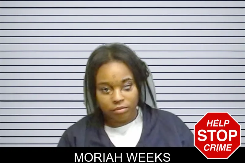 Moriah Weeks mugshot