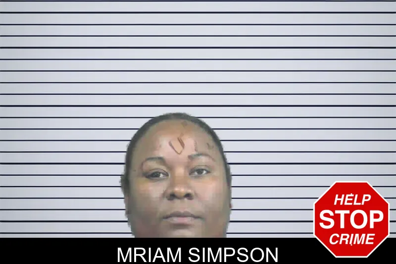 Mriam Simpson mugshot