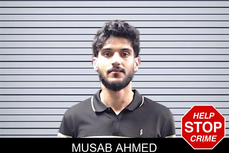 Musab Ahmed mugshot