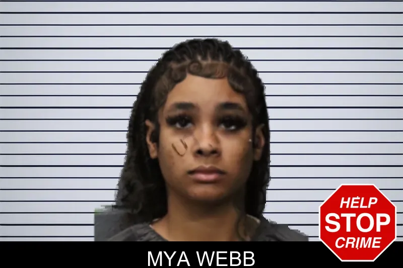 Mya Webb mugshot